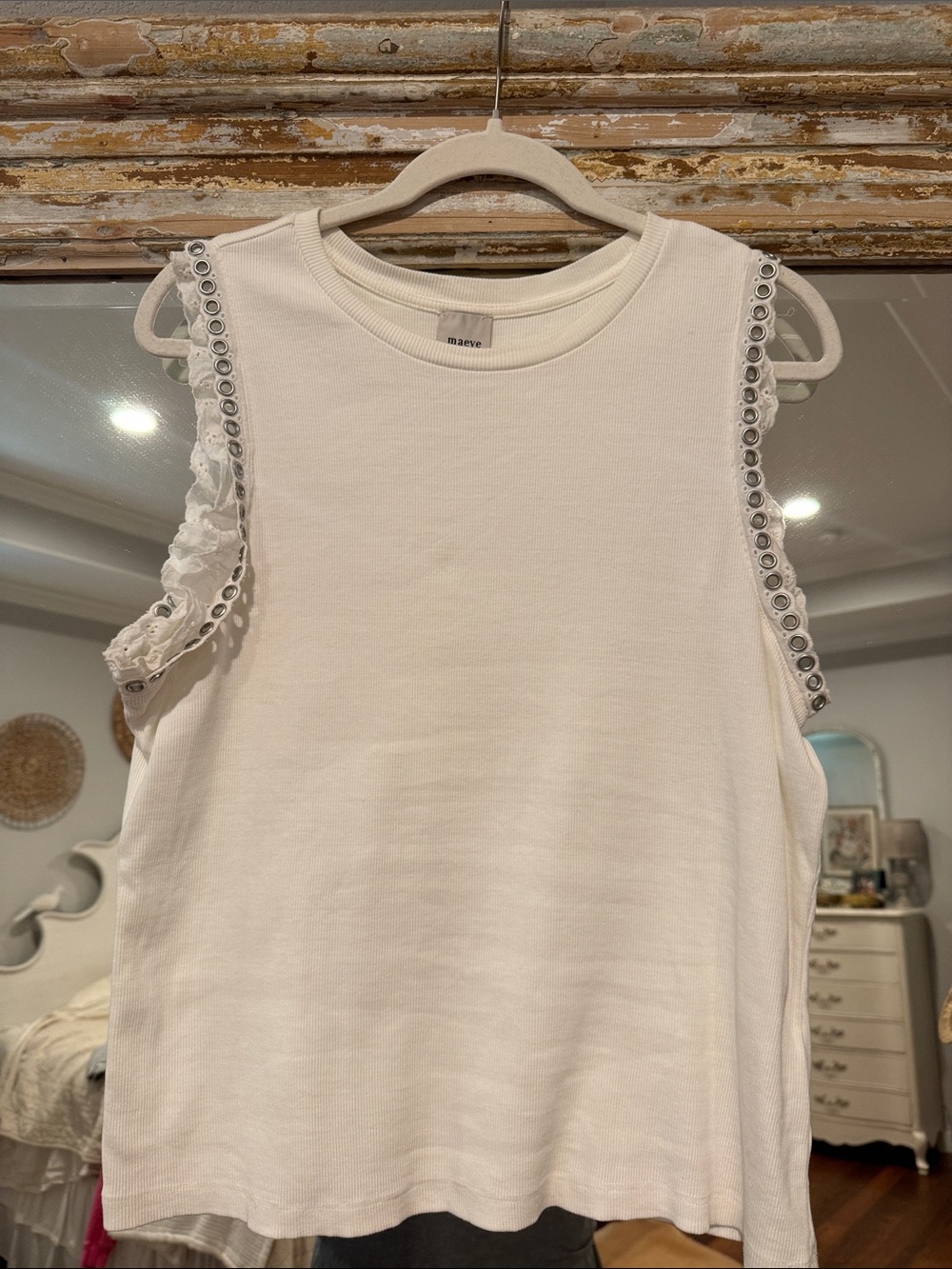 Maeve white tank